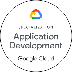 Google Cloud specialization Application Development