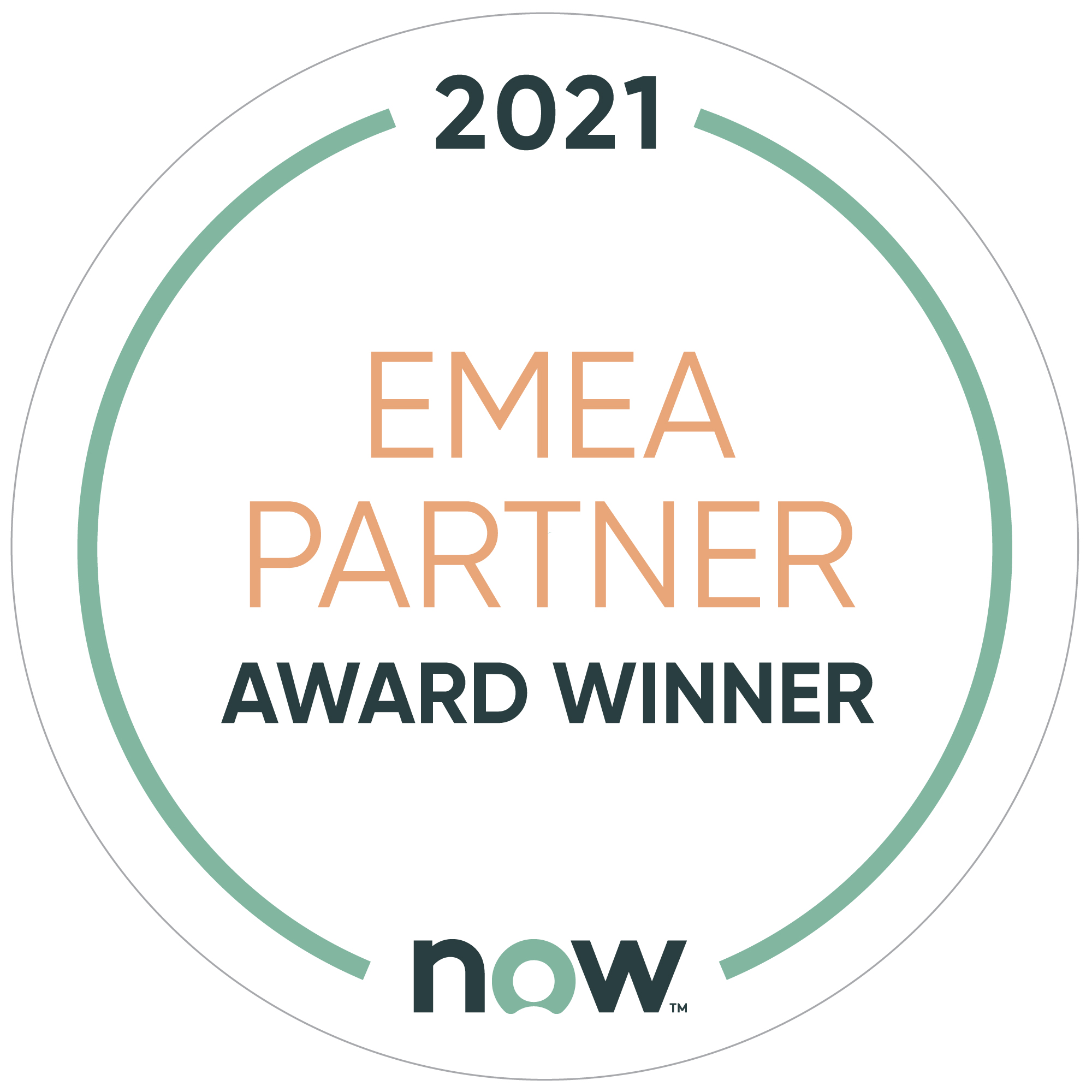 ServiceNow EMEA Partner Award Winner 2020
