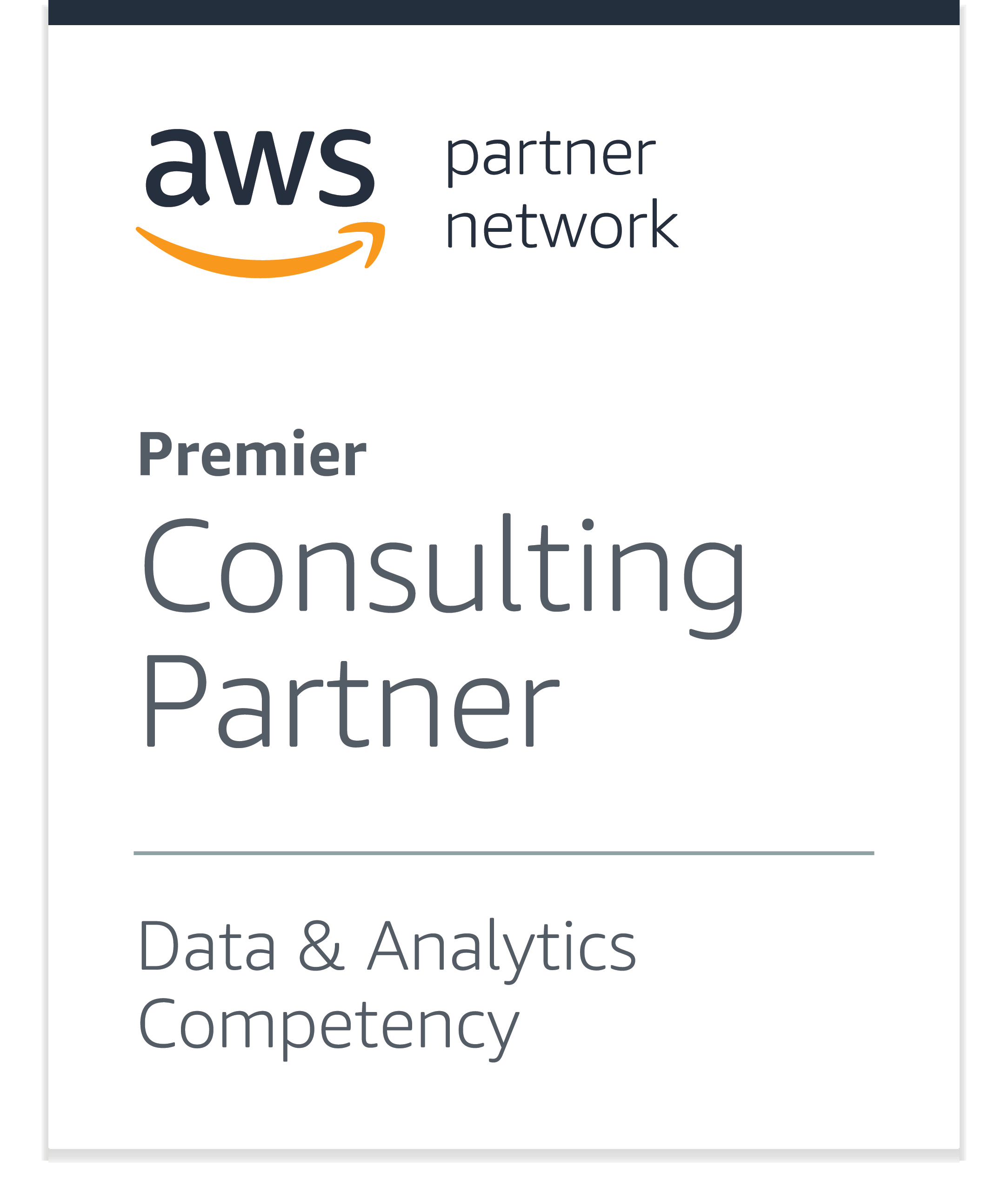 AWS Premier Consulting Partner - Data & Analytics Competency
