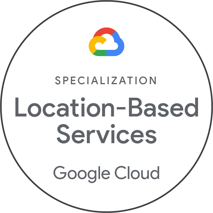 Location-Based Services Google Cloud badge