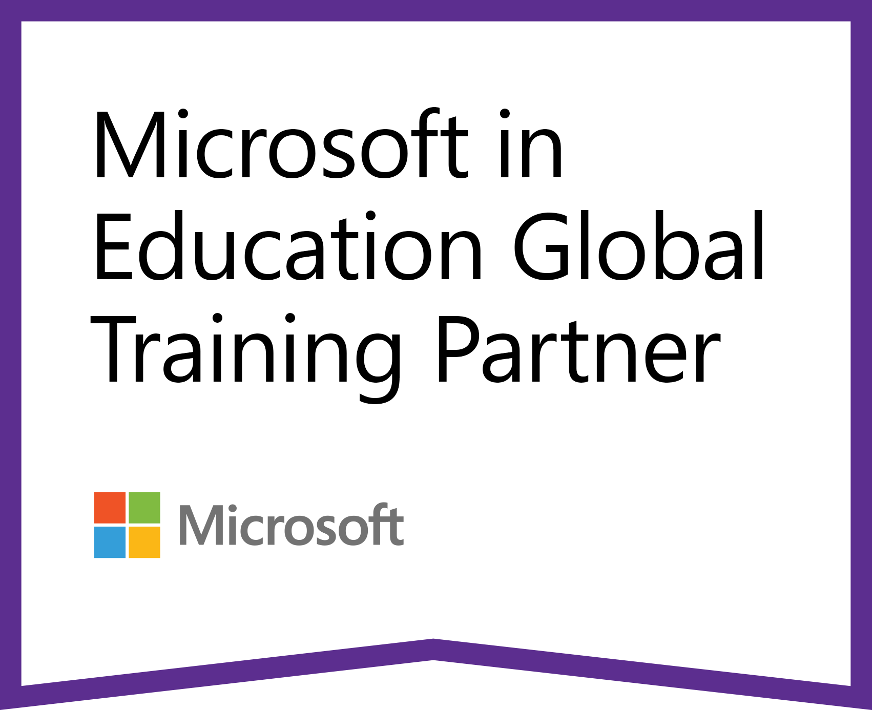 Microsoft Education Global Training Partner Badge