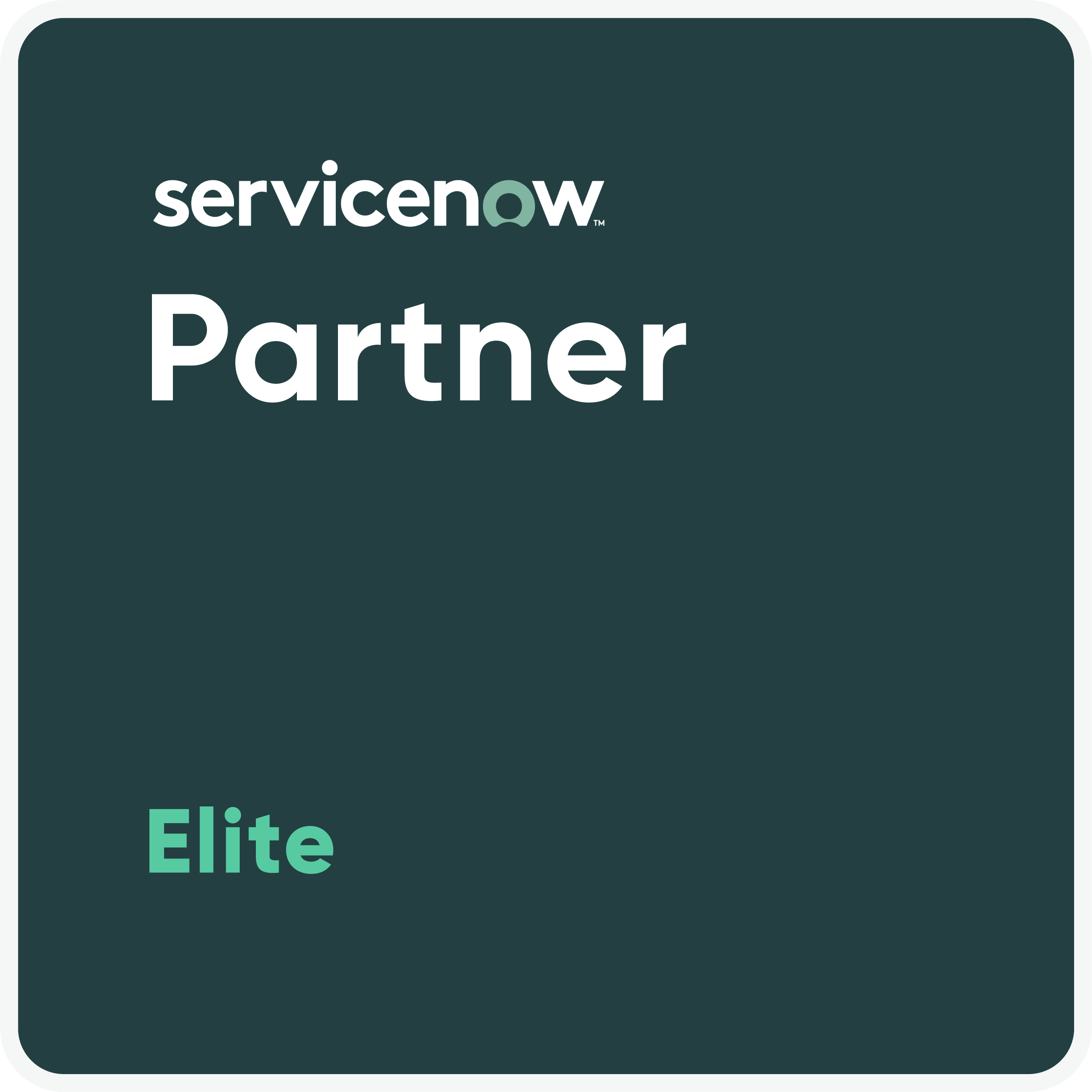 ServiceNow Elite Partner badge