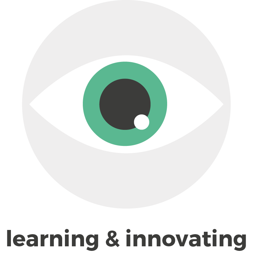 learning and innovating icon